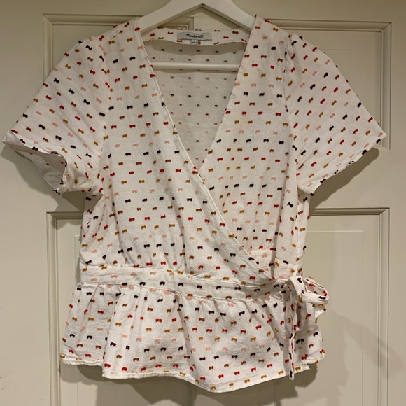 Madewell Tops - Madewell wrap top, size small